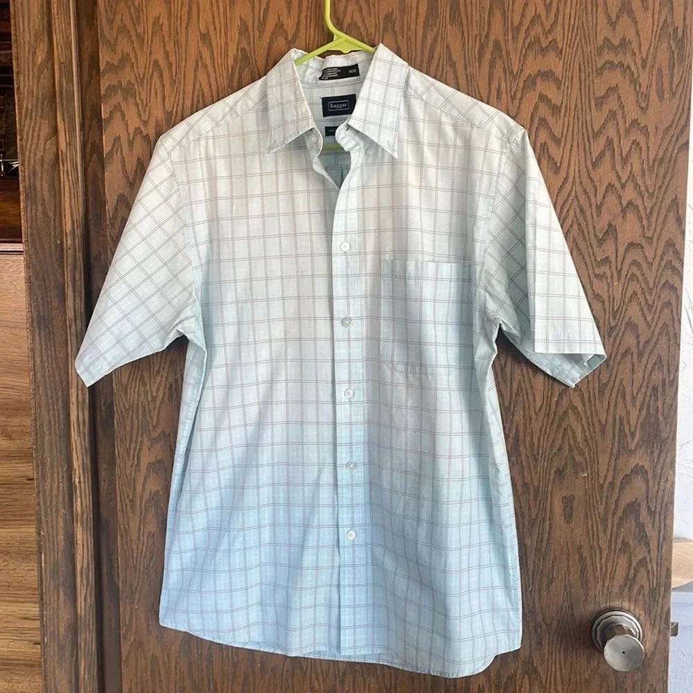 Blue‎ haggar button down M